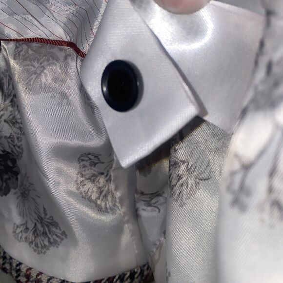 H&M Houndstooth wool Jacket Blazer Womens Dark academia 8 old money - Picture 12 of 13